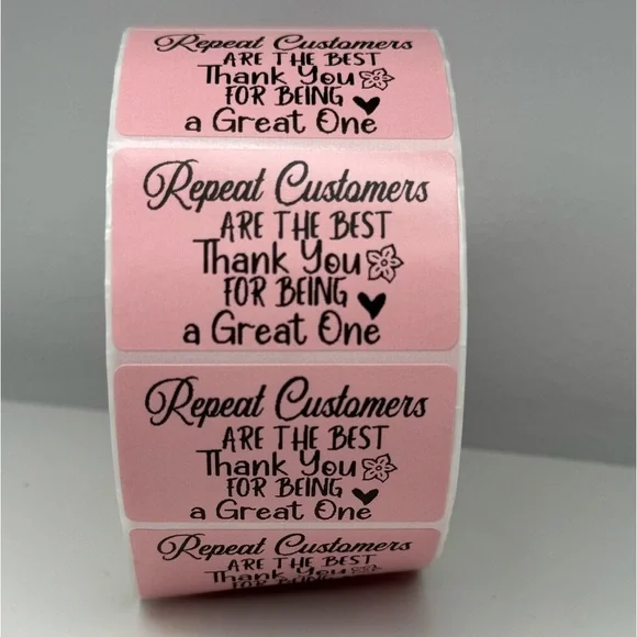 100pcs Repeat CustomersAppreciation Decorative Stickers new - Picture 11 of 13